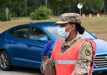 South Carolina National Guard assists at Orangeburg testing site