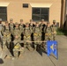 Photo of 2nd Lt. Allen Nancarrow posing with his OTS classmates