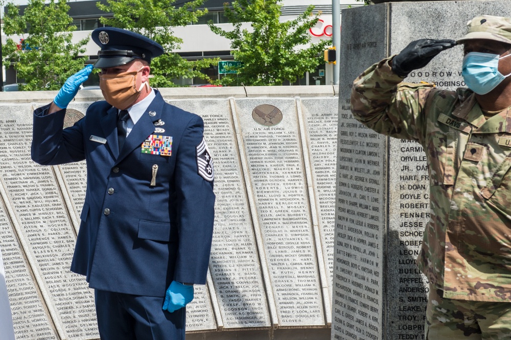 Congresswoman Sheila Jackson Lee Hosts a Memorial Day Commemoration with Texas Military Department Members