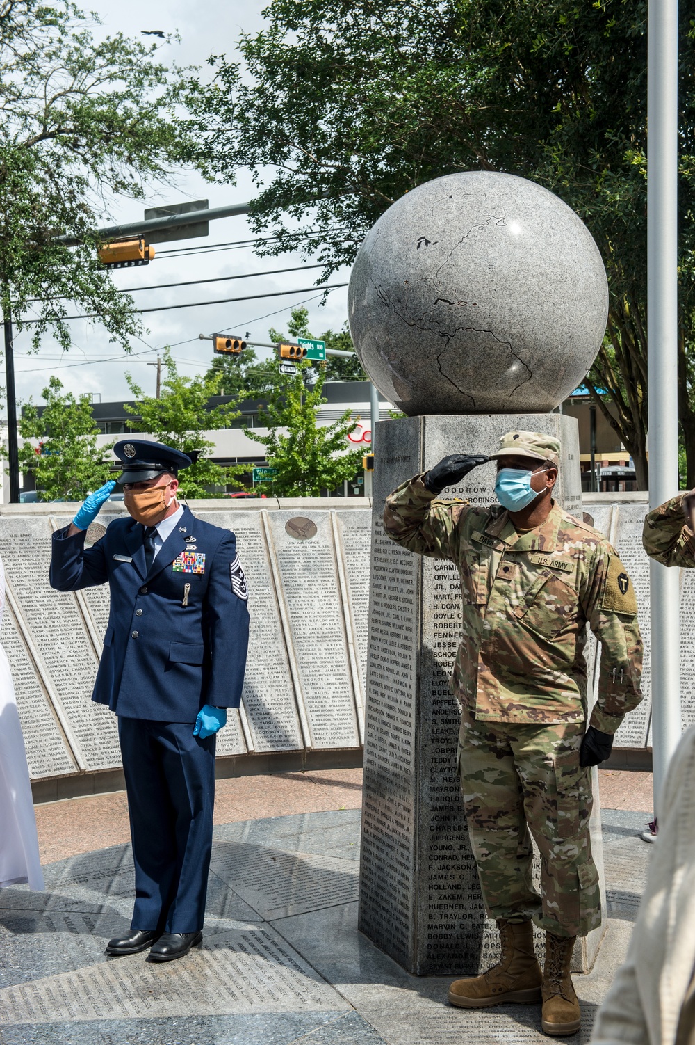 Congresswoman Sheila Jackson Lee Hosts a Memorial Day Commemoration with Texas Military Department Members