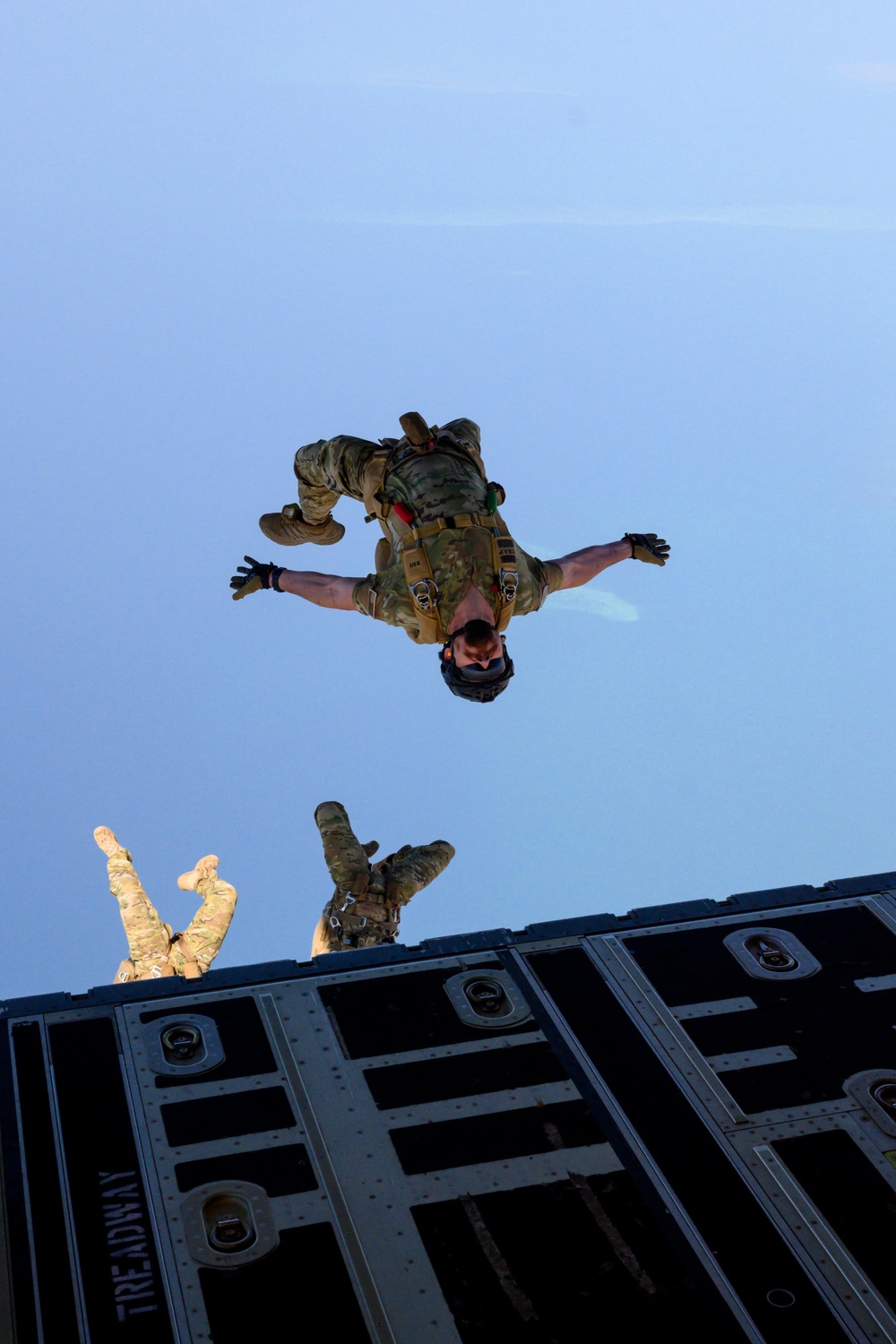 82nd Expeditionary Rescue Squadron performs HALO jump