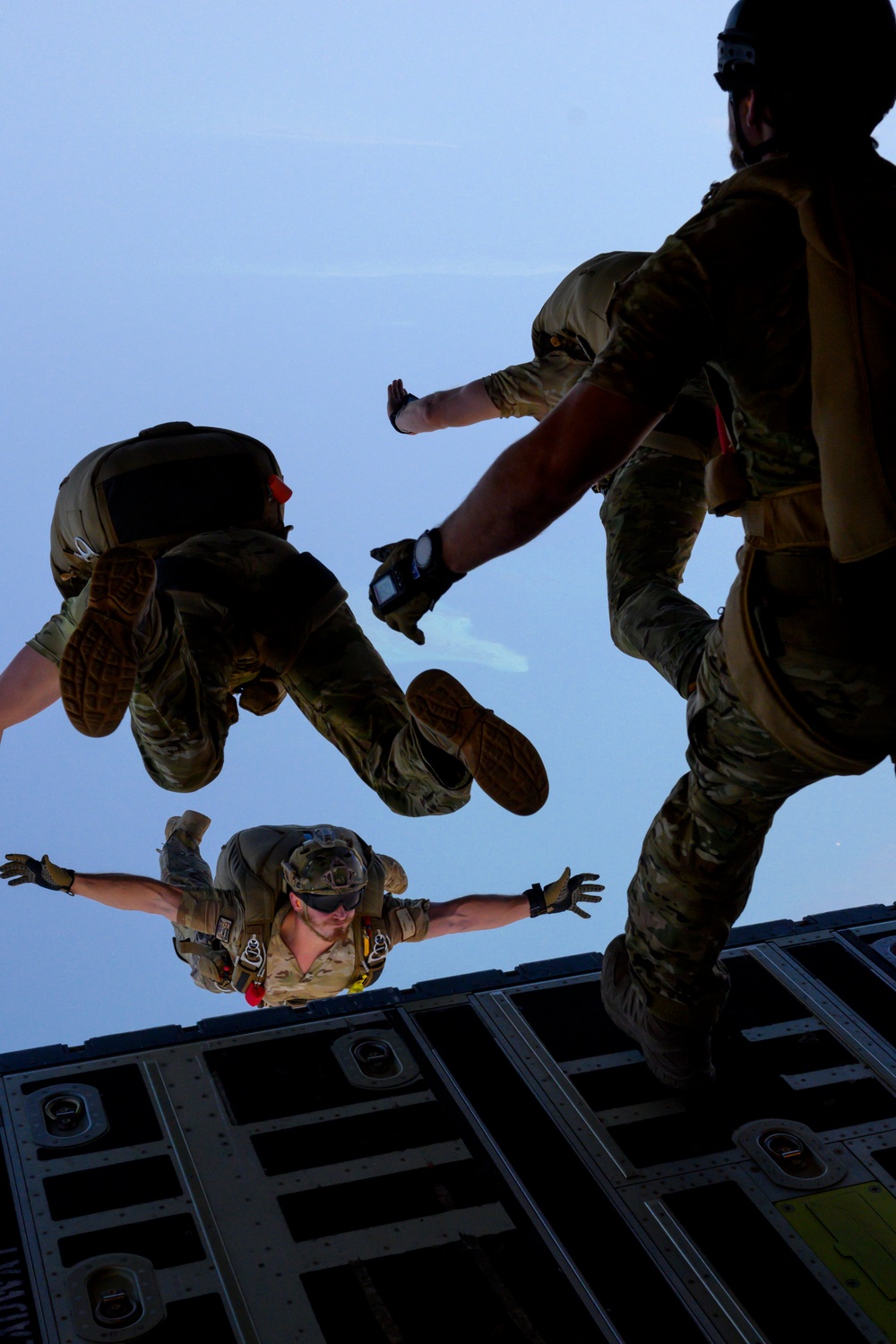 82nd Expeditionary Rescue Squadron performs HALO jump