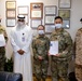 U.S. Army officers receive medical licenses in Kuwait