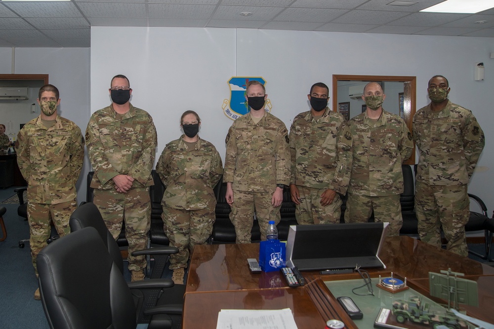 AFCENT leadership conducts virtual troop engagements