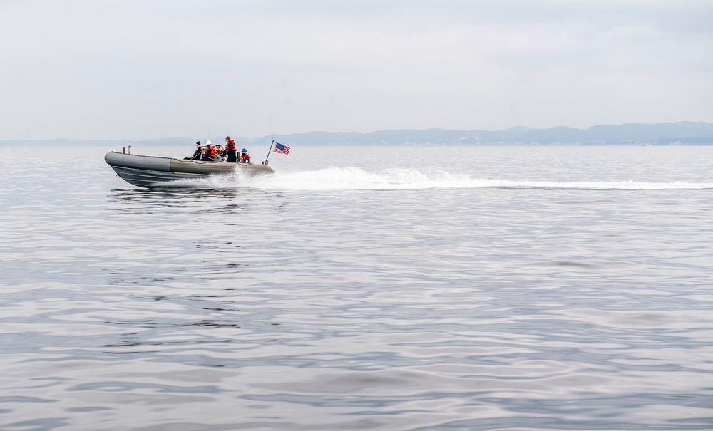 Sailors Conduct RHIB Operations Aboard USS John S. McCain (DDG 56)