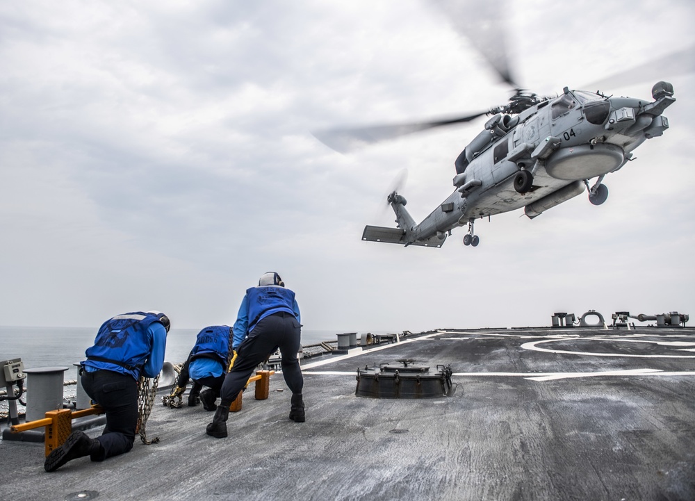 HSM-51 Helicopter Conducts Training with USS John S. McCain (DDG 56)