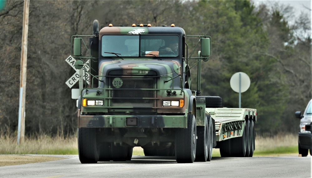 Vehicle operations at Fort McCoy