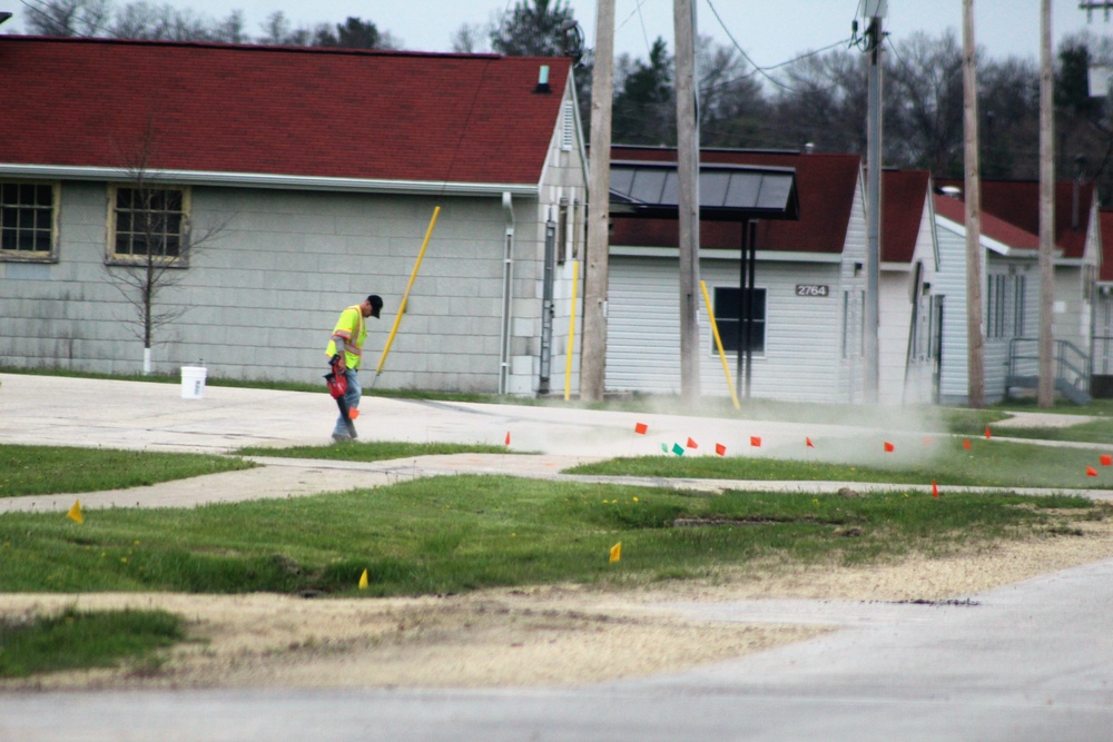 Infrastructure work at Fort McCoy