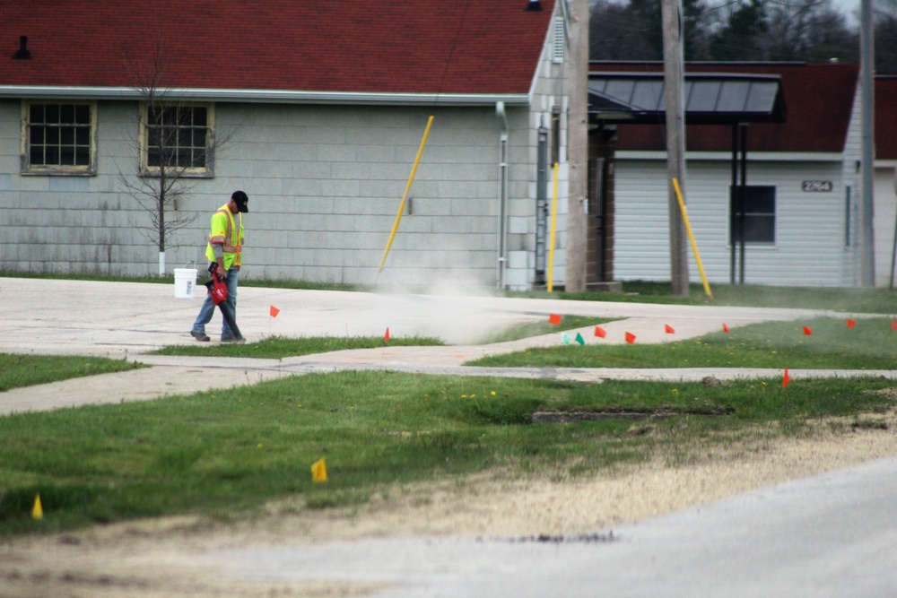 Infrastructure work at Fort McCoy