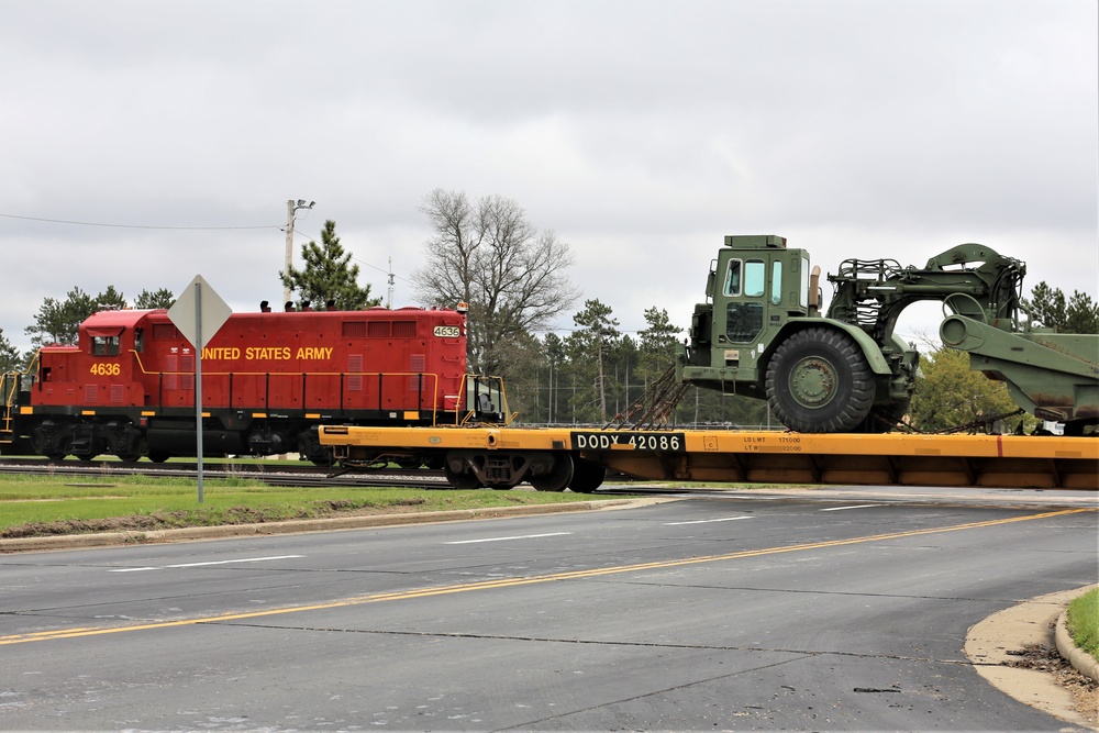 Fort McCoy LRC rail team moves equipment bound for deployment