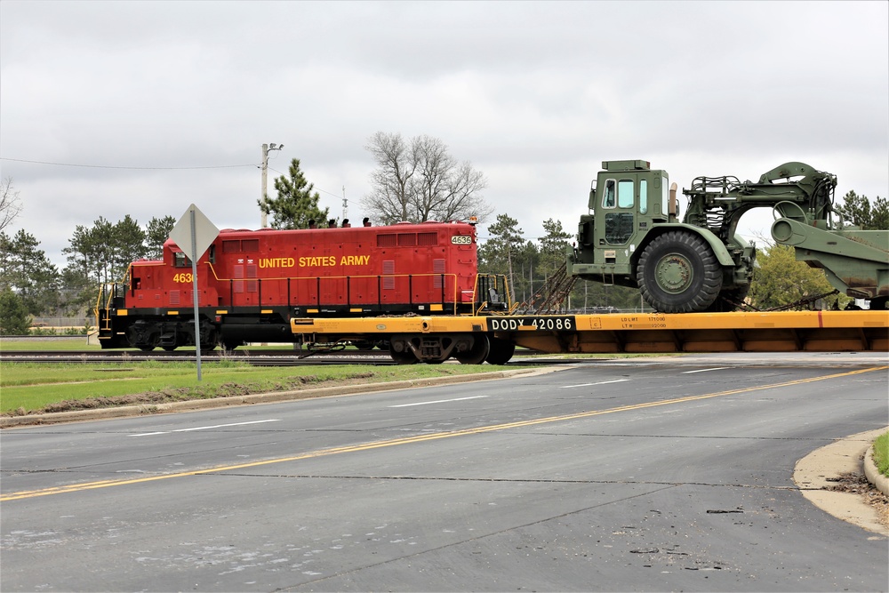 Fort McCoy LRC rail team moves equipment bound for deployment