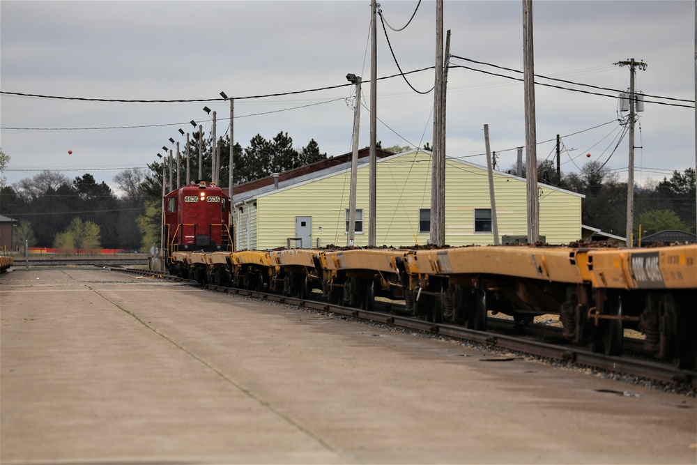 Fort McCoy LRC rail team moves equipment bound for deployment