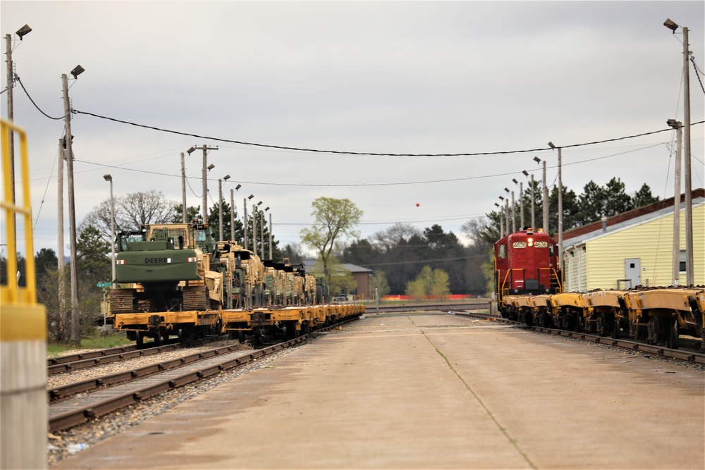 Fort McCoy LRC rail team moves equipment bound for deployment