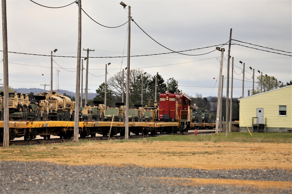 Fort McCoy LRC rail team moves equipment bound for deployment