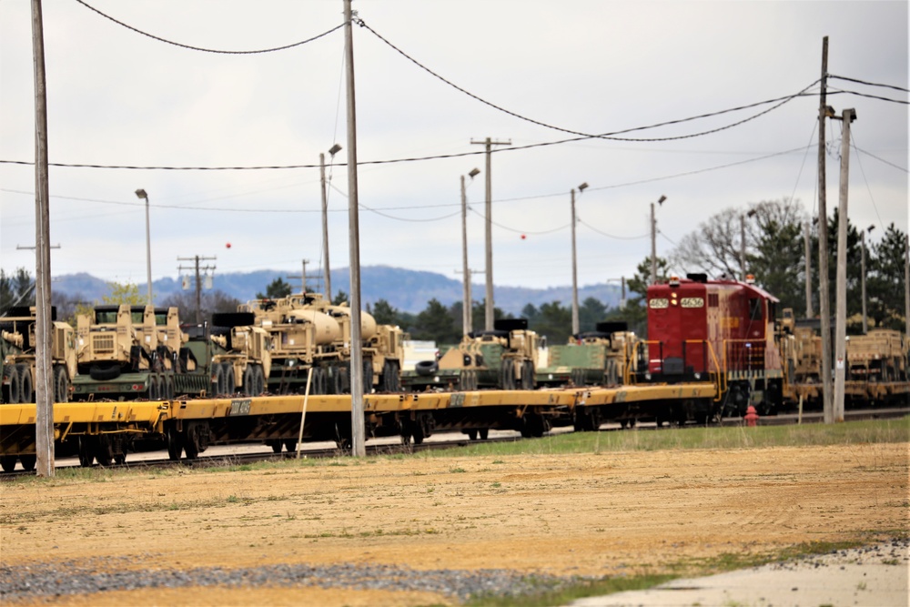 Fort McCoy LRC rail team moves equipment bound for deployment