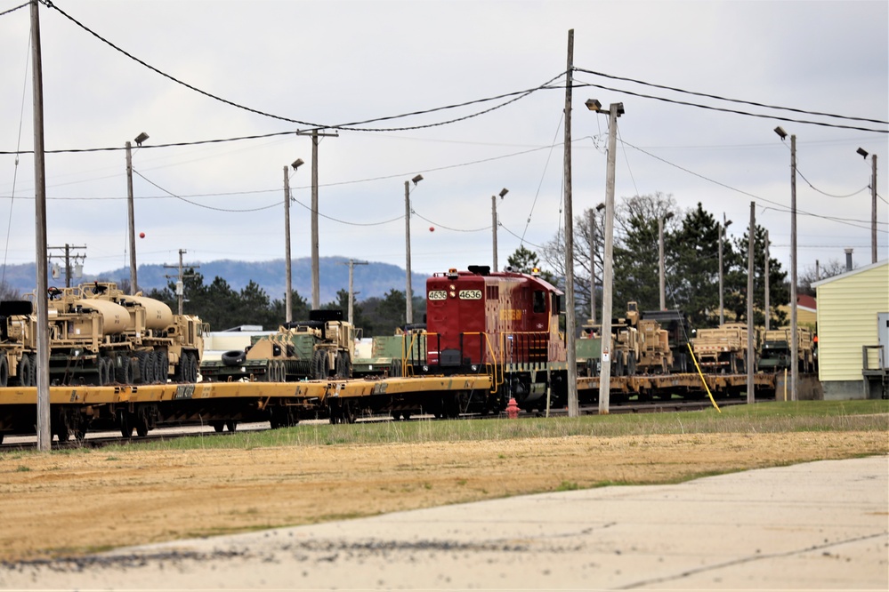 Fort McCoy LRC rail team moves equipment bound for deployment