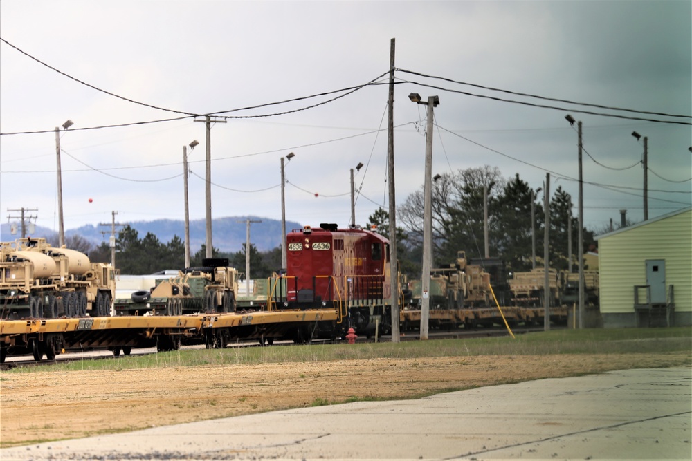 Fort McCoy LRC rail team moves equipment bound for deployment