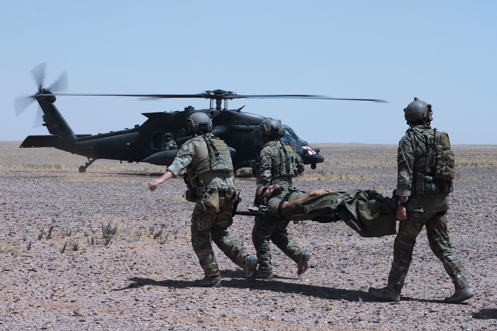 Green Beret MEDEVAC exercise near ATG