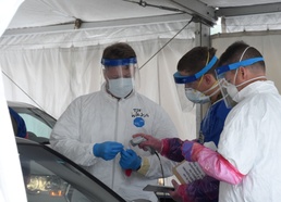 132d Wing Airmen provide COVID-19 screening