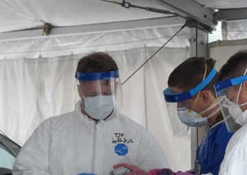 132d Wing Airmen provide COVID-19 screening