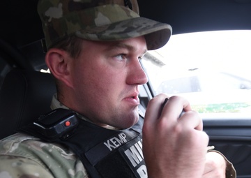 Police officers remain vigilant as crime numbers drop due to COVID-19