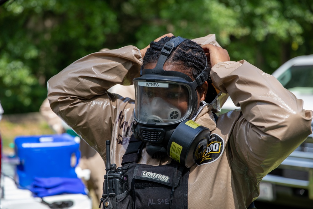 Task Force 31 Disinfects Facilities in Alabama