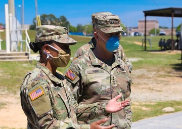 Gen. Paul E. Funk II visit