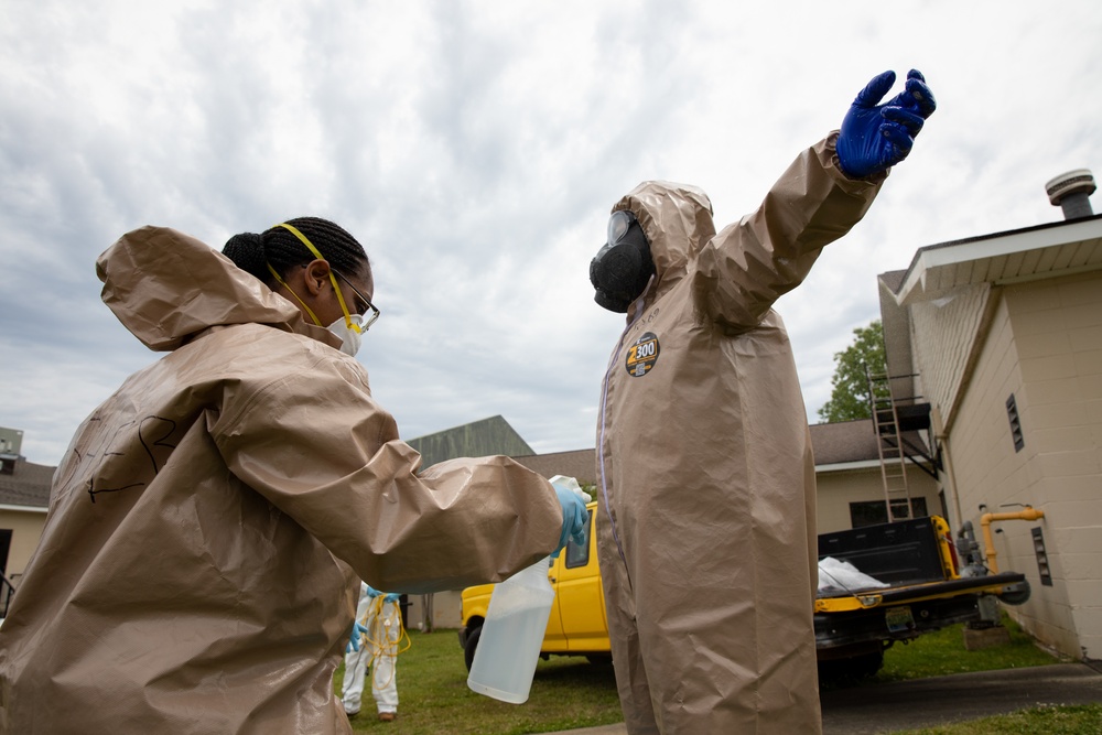 Task Force 31 Disinfects Facilities in Alabama