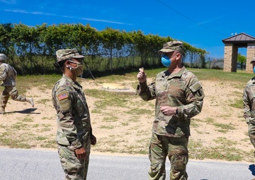 Gen. Paul E. Funk II visit