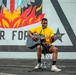 Sailors take part in a talent show