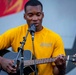 Sailors take part in a talent show