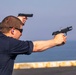 Sailors take part in a weapons qualification