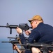 Sailors take part in a weapons qualification