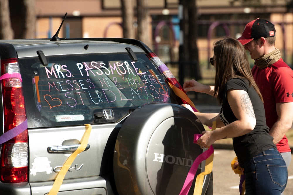 Liberty Intermediate School holds end of school year car parade