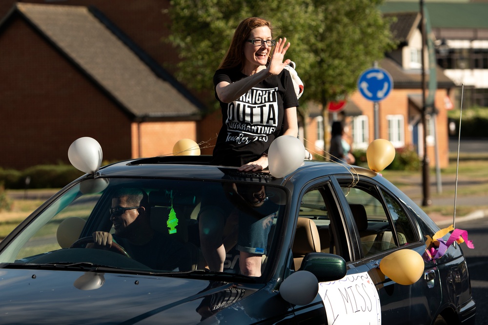 Liberty Intermediate School holds end of school year car parade