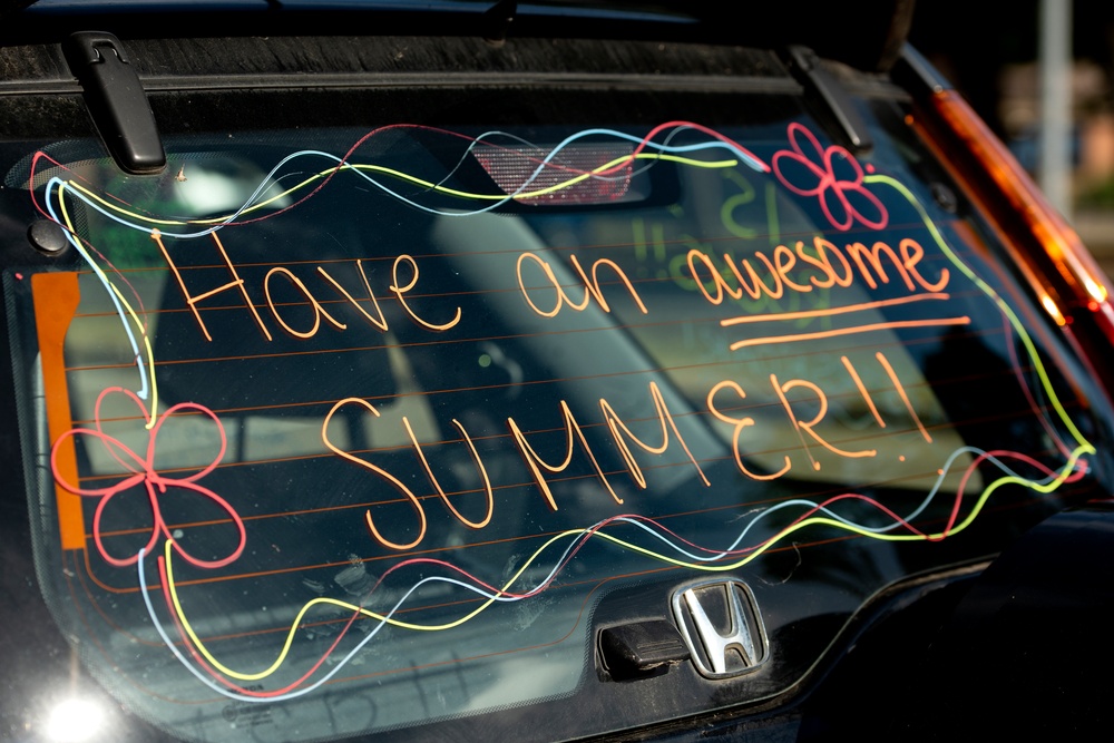 Liberty Intermediate School holds end of school year car parade