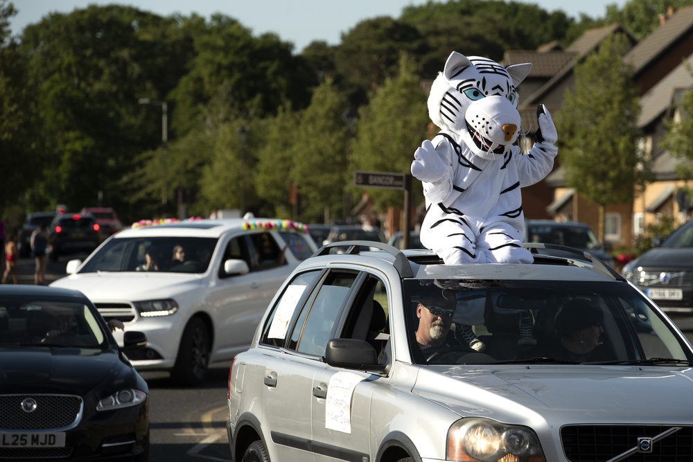 Liberty Intermediate School holds end of school year car parade