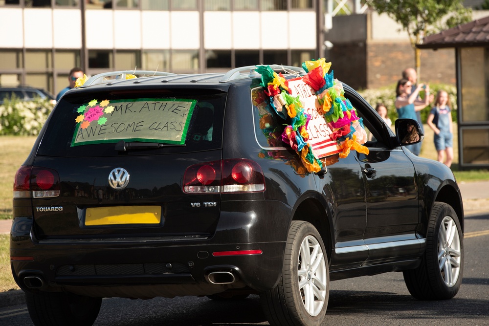 Liberty Intermediate School holds end of school year car parade
