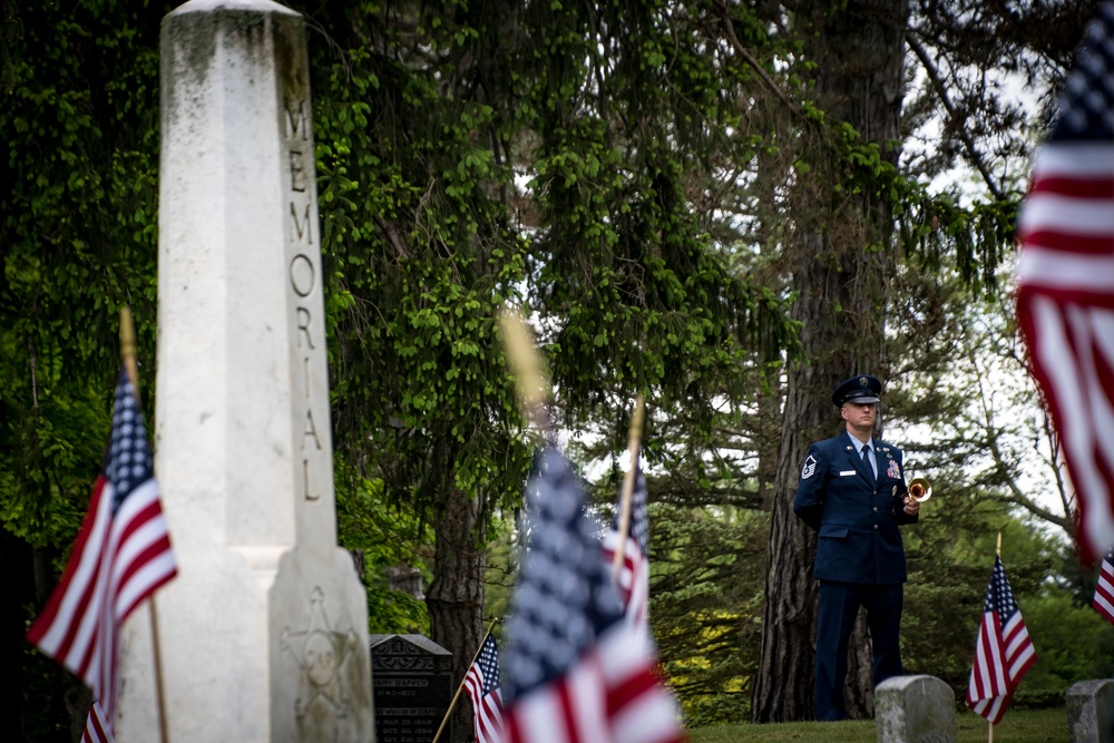 179th Honor Guard members volunteer to support 'Taps for Veterans' event