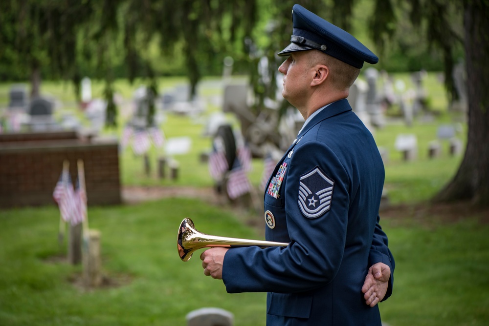 179th Honor Guard members volunteer to support 'Taps for Veterans' event