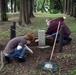 Camp Zama BOSS beautifies park with JGSDF members