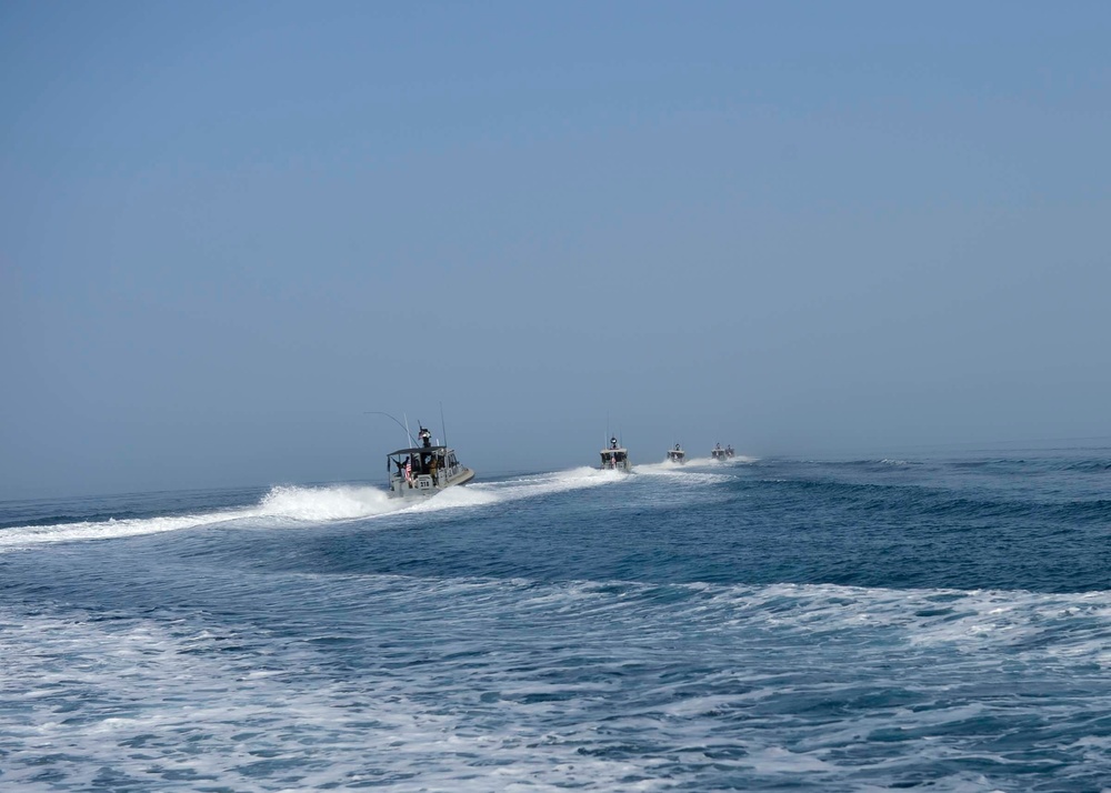 CRS-10 conducts exercise at sea