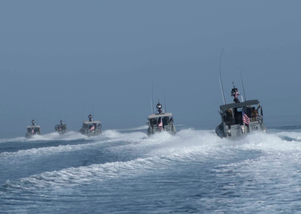 CRS-10 conducts exercise at sea