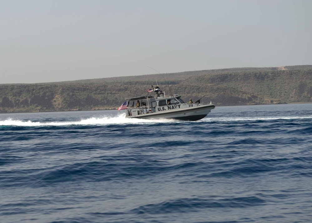 CRS-10 conducts exercise at sea