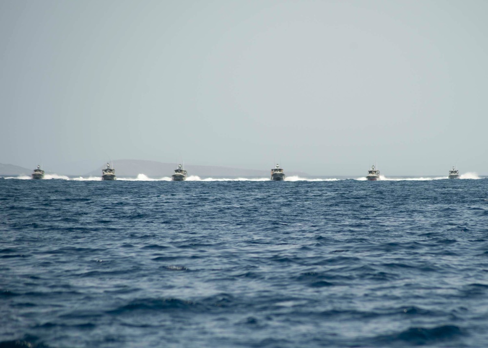 CRS-10 conducts exercise at sea