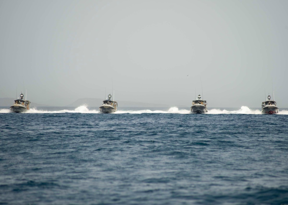 CRS-10 conducts exercise at sea