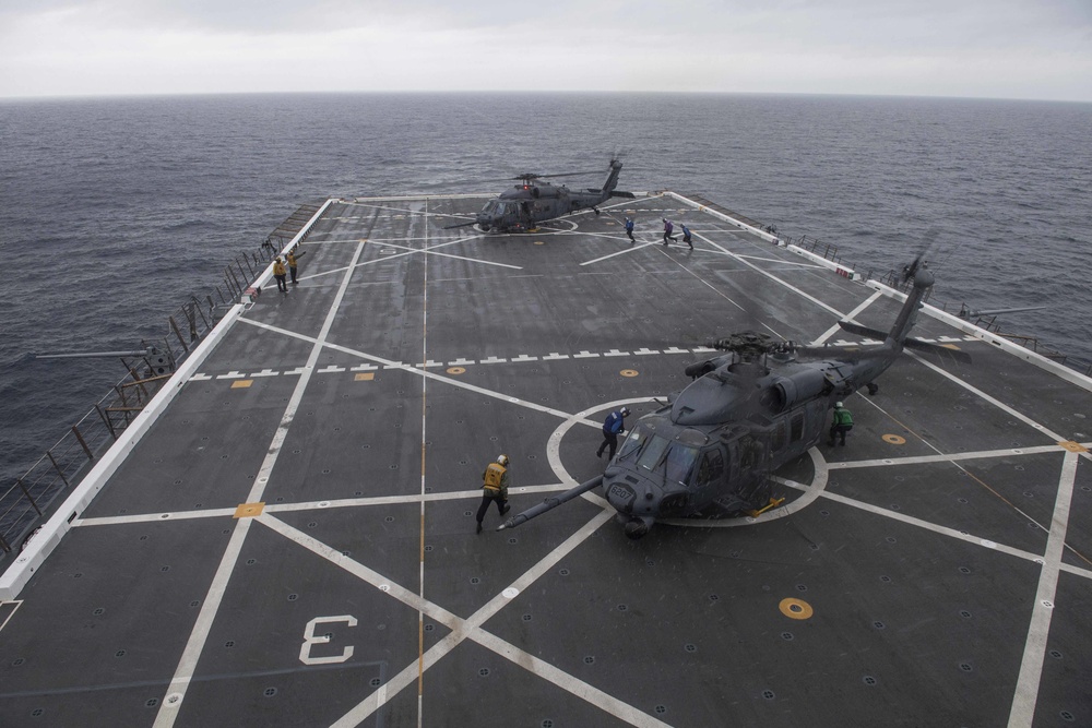 USS New Orleans Flight Operations