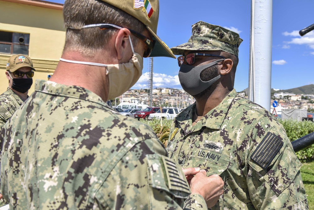 NSA Naples Sailors Earn Small Craft Insignia