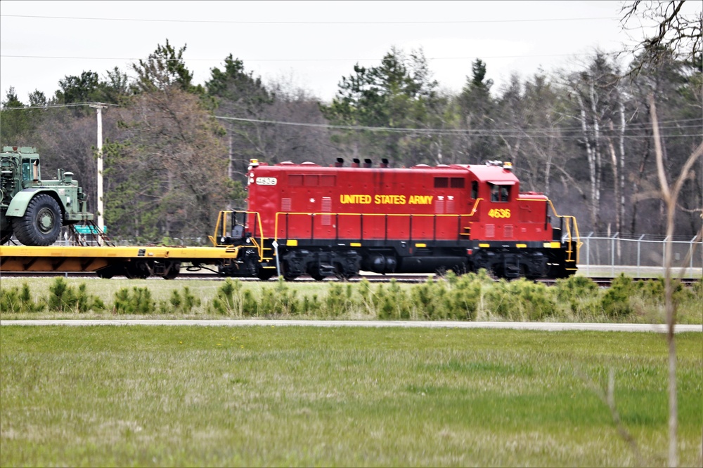 Fort McCoy LRC rail operations team moves equipment bound for deployment