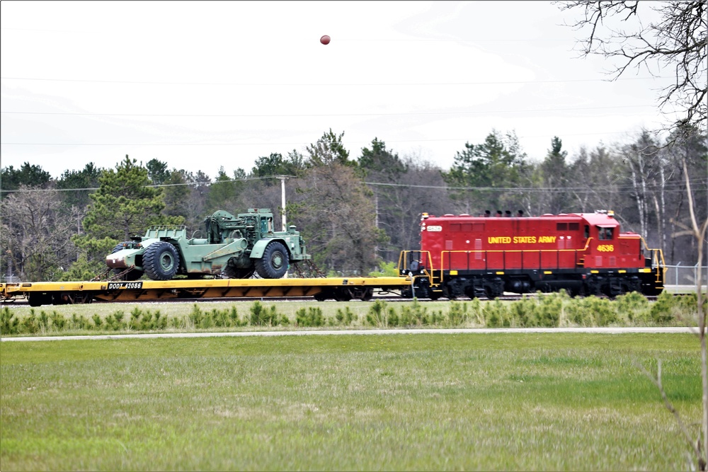 Fort McCoy LRC rail operations team moves equipment bound for deployment